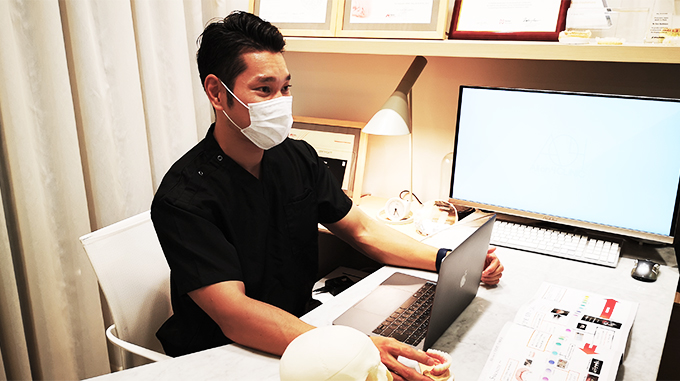 水谷 聖人施術写真