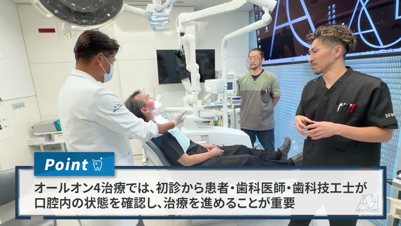 初診から患者・歯科医師・歯科技工士が口腔内の状態を確認することが重要